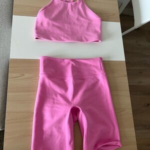 Girlfriend Collective Pink Workout Set